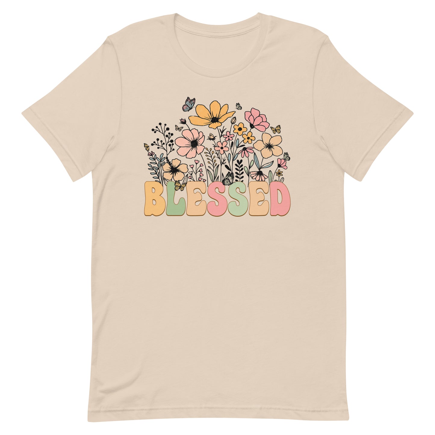 Blessed-Floral Tee